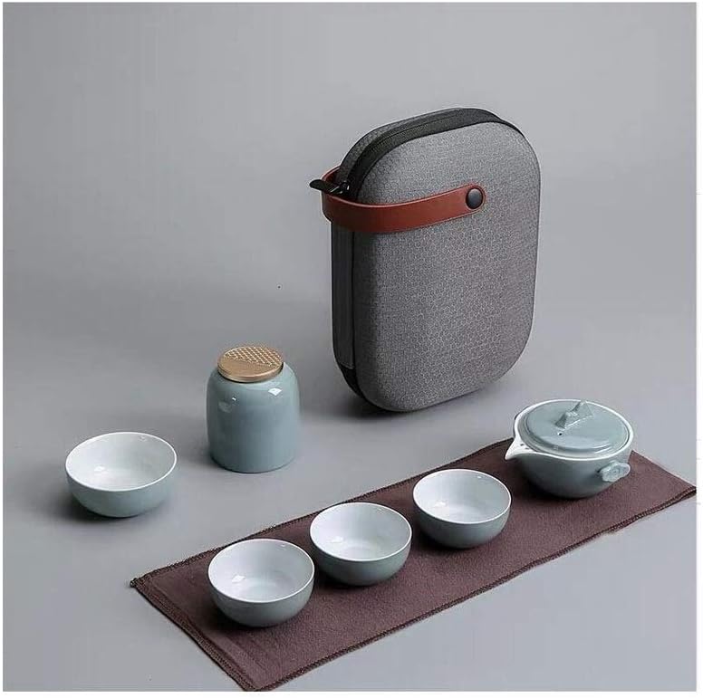 絶妙な旅行用ティーセット ポータブル レトロ 中国/日本風 磁器